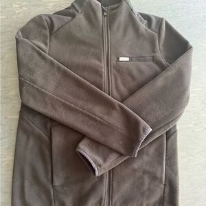 FIGS On-Shift fleece jacket in black